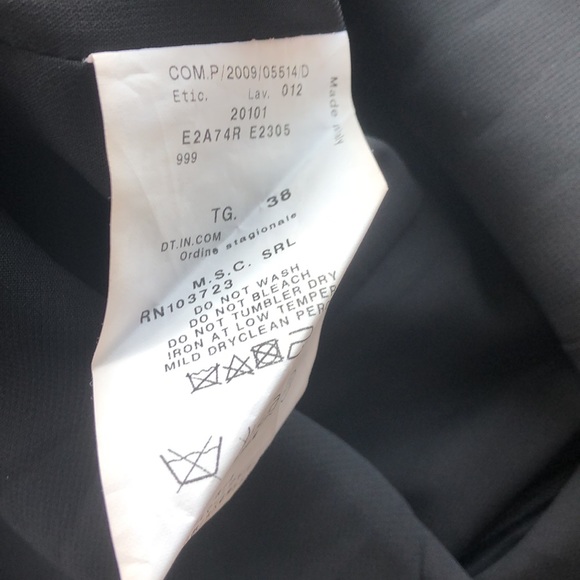 NWT Emporio Armani strapless jewel beaded 100% silk flyaway layered minidress - Picture 14 of 15